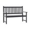 Merrick Lane Andover Indoor/Outdoor Patio Bench/Dual-Person Loveseat with Slatted Acacia Wood Design for Use in Sunroom, Backyard, Porch, or Garden